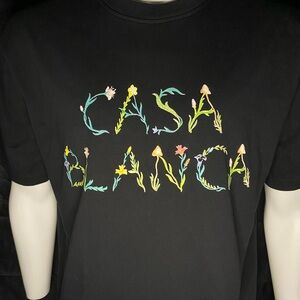 CASABLANCA FLORAL TEE LARGE
